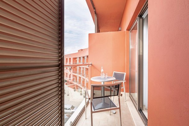 Aqua Pedra dos Bicos - Beispiel Balkon Doppelzimmer Classic (Zimmercodierungen DB1 & DB3)