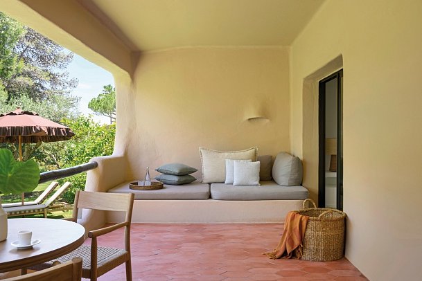 Vilalara Grand Hotel Algarve - Beispiel Terrasse Deluxe Suite (Zimmercodierung WB1)