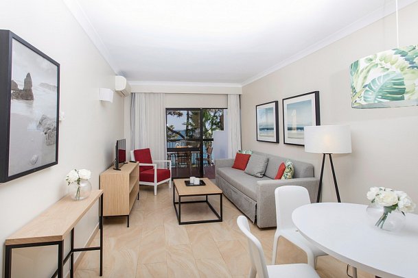 Alfagar Village - Wohnbeispiel Appartement Meerblick (Zimmercodierungen ABM & OBM)