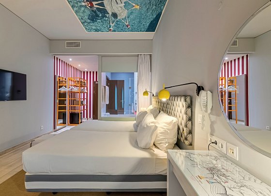 Pestana Alvor South Beach - Wohnbeispiel Doppelzimmer Superior Deluxe Poolblick (Zimmercodierungen DSP & DC2)