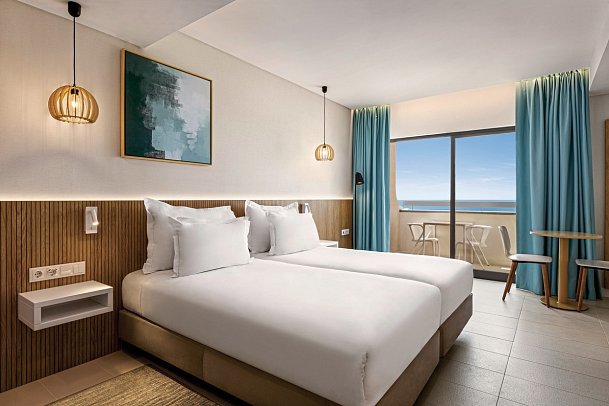 Wyndham Residences Alvor Beach - Wohnbeispiel Doppelzimmer Meerblick (Zimmercodierung D1M)