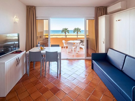 Meia Praia Lagos Beach Club Apartments - Wohnbeispiel Studio Meerblick (Zimmercodierung S1M)