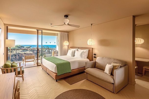 3HB Falésia Beach - Wohnbeispiel Doppelzimmer Superior Meerblick (Zimmercodierung DSM)