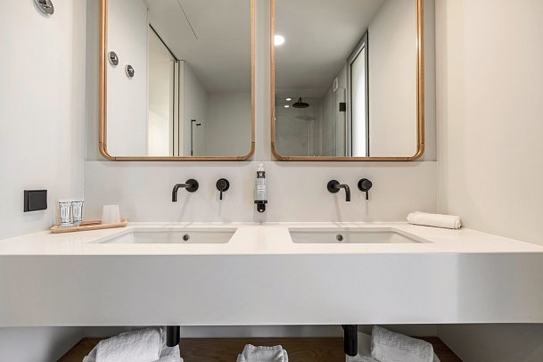 White Shell Beach Villas - Beispiel Bad Appartement (Zimmercodierung AB1)