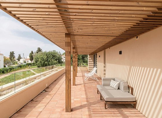 White Shell Beach Villas - Beispiel Terrasse (Zimmercodierung OS1)