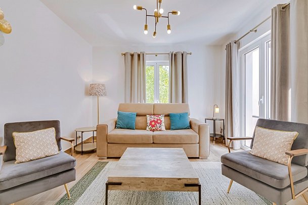 Pine Cliffs Townhouses & Pine Cliffs Gardens - Wohnbeispiel Townhouse 2 Schlafzimmer Deluxe (Zimmercodierung VD1)