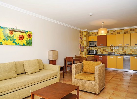 Alfagar Alto da Colina - Wohnbeispiel Appartement 1 Schlafzimmer (Zimmercodierung AB2)