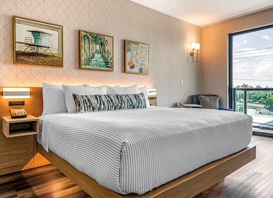 Cambria Fort Lauderdale - Wohnbeispiel King Room (Zimmercodierung UG2)