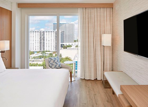 AC Hotel by Marriott Fort Lauderdale Beach - Wohnbeispiel Standard King (Zimmercodierung UG2)