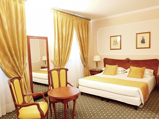 Hotel Berchielli - Wohnbeispiel Doppelzimmer Classic (Zimmercodierung DB1)