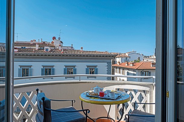 Hotel Kraft - Wohnbeispiel Doppelzimmer Superior Balkon (Zimmercodierung DS1)