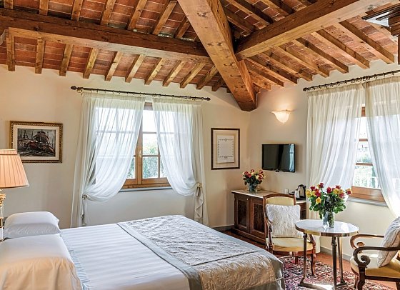 Villa Olmi Firenze - Wohnbeispiel Doppelzimmer Superior Fattoria (Zimmercodierung DS1)