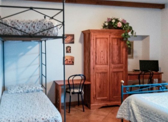 Fattoria Giunasco - Wohnbeispiel Vierbettzimmer (Zimmercodierung RB1)