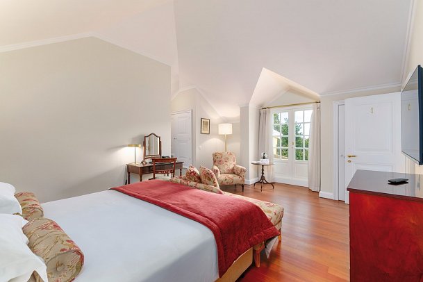 Casa Velha do Palheiro - Wohnbeispiel Doppelzimmer Deluxe Haupthaus (Zimmercodierung DDU)