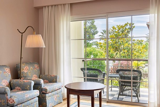 Quinta Jardins do Lago - Wohnbeispiel Doppelzimmer Gartenblick (Zimmercodierung DBG)