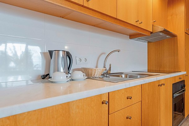 Quinta Splendida Wellness & Botanical Garden - Beispiel Küche Appartement (Zimmercodierung ABN)