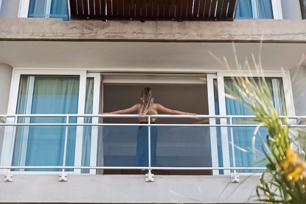 Orca Praia - Wohnbeispiel Doppelzimmer Meerblick (Zimmercodierung DBM)