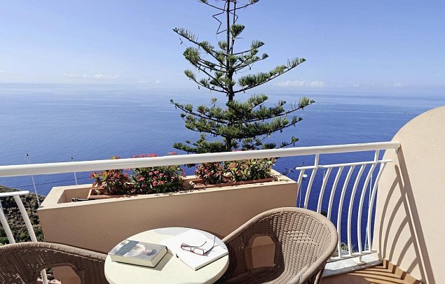 Ocean Gardens - Beispiel Balkon Doppelzimmer Meerblick (Zimmercodierung DBM)