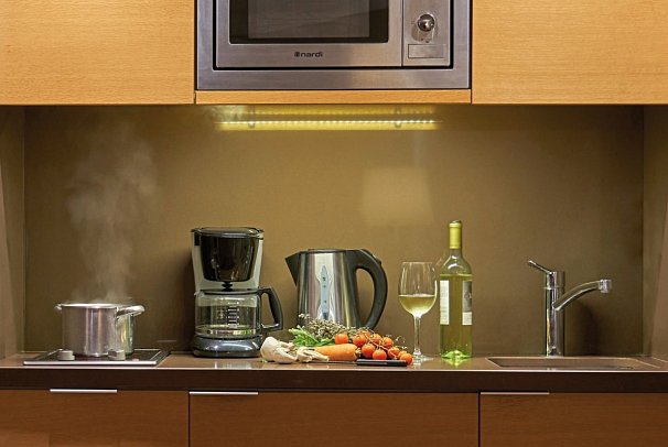 Suite Hotel Eden Mar - Beispiel Kochnische (Zimmercodierungen SB1, SBN, SS1, SS2, JB1, JB2 & JBD)