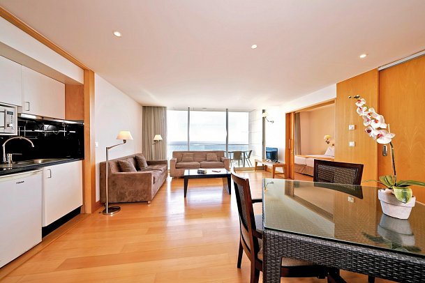 Golden Residence Madeira Hotel - Wohhnbeispiel Appartement Meerblick (Zimmercodierung ABM)