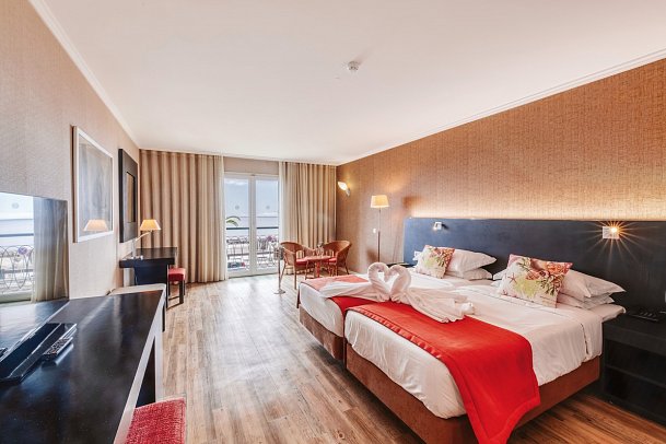 Enotel Sunset Bay - Wohnbeispiel Doppelzimmer Meerblick (Zimmercodierungen D4M, DBM & D2M)