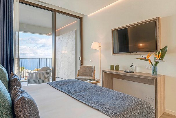 The Editory Ocean Way Funchal - Wohnbeispiel Doppelzimmer Meerblick (Zimmercodierung DBM)