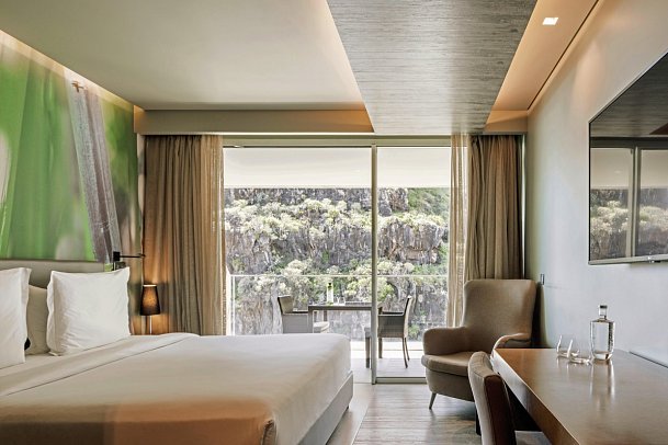 Saccharum Resort - Wohnbeispiel Doppelzimmer seitl. Meerblick (Zimmercodierungen D1N, D2N & D3N)