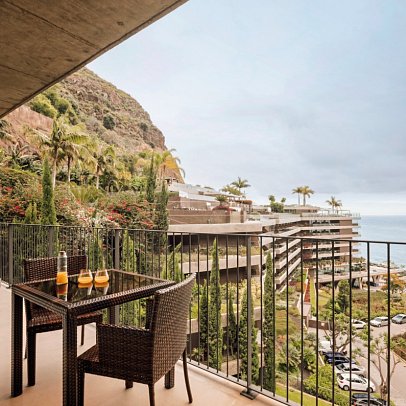 Saccharum Resort - Beispiel Balkon Suite Meerblick (Zimmercodierung W1M)