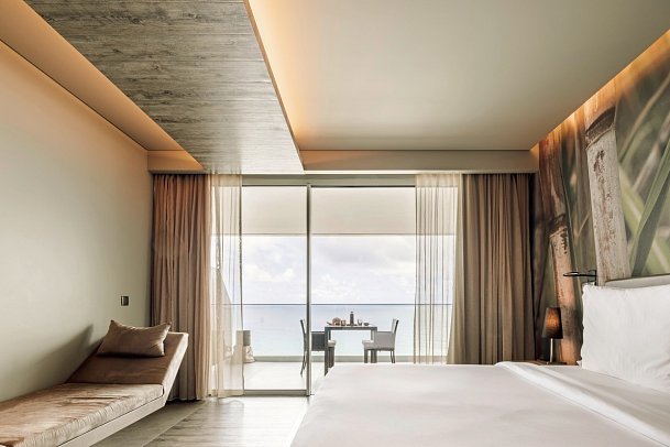 Saccharum Resort - Wohnbeispiel Doppelzimmer SPE Meerblick (Zimmercodierung DMM)