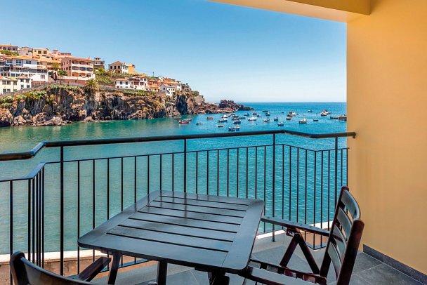 Pestana Churchill Bay Pousada & Historic Hotel - Beispiel Balkon Buchtblick (Zimmercodierungen DB2 & DS1)