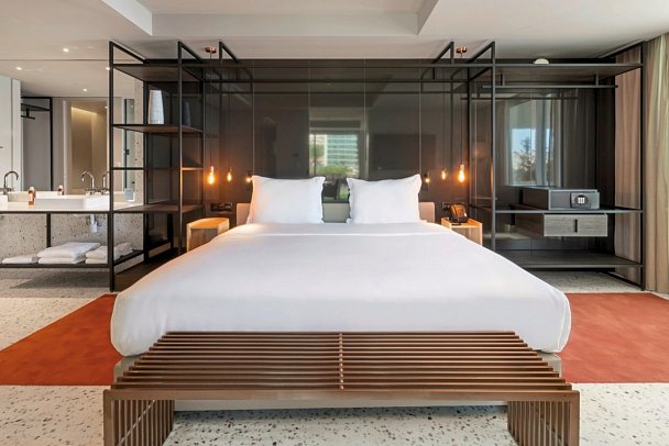 NEXT by Savoy Signature - Wohnbeispiel Doppelzimmer Meerblick (Zimmercodierungen DBM & D1M)