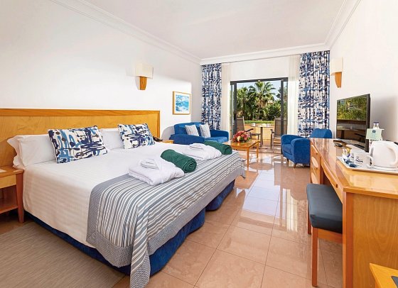 MUR Faro Jandia & Spa - Wohnbeispiel Doppelzimmer Poolblick (Zimmercodierungen DBP, DCP & D2P)