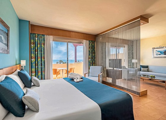 Elba Carlota Beach & Golf Resort - Wohnbeispiel Juniorsuite Meerblick (Zimmercodierungen JBM & JI1)