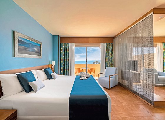 Elba Carlota Beach & Golf Resort - Wohnbeispiel Juniorsuite Meerblick (Zimmercodierungen JBM & JI1)