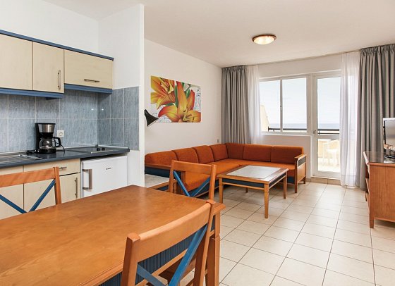 Palm Garden - Wohnbeispiel Appartement Meerblick (Zimmercodierung ABM)