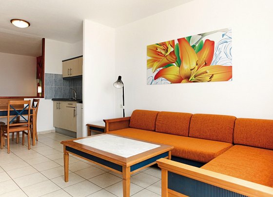 Palm Garden - Wohnbeispiel Appartement Meerblick (Zimmercodierung ABM)
