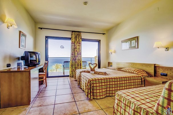 SBH Club Paraiso Playa - Wohnbeispiel Doppelzimmer Meerblick (Zimmercodierungen DBM, DCM & DPM)