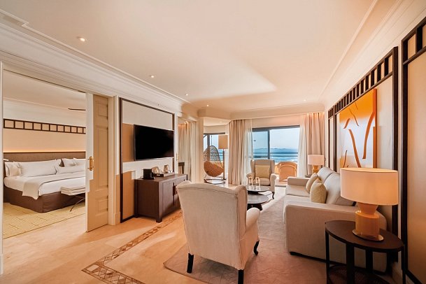 Secrets Bahía Real Resort & Spa - Wohnbeispiel Suite Meerblick Preferred Club (Zimmercodierung WBM)