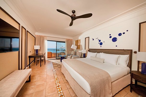 Secrets Bahía Real Resort & Spa - Wohnbeispiel Juniorsuite Preferred Club Meerblick (Zimmercodierung J2M)