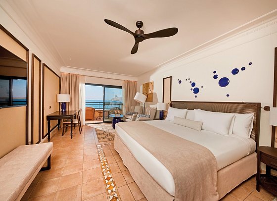 Secrets Bahía Real Resort & Spa - Wohnbeispiel Juniorsuite Preferred Club Meerblick (Zimmercodierung J2M)