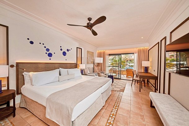 Secrets Bahía Real Resort & Spa - Wohnbeispiel Juniorsuite Poolblick (Zimmercodierung JBP)