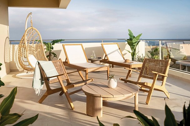 Iberostar Waves Gaviotas Park - Wohnbeispiel Suite Meerblick (Zimmercodierungen WBM & WB5)