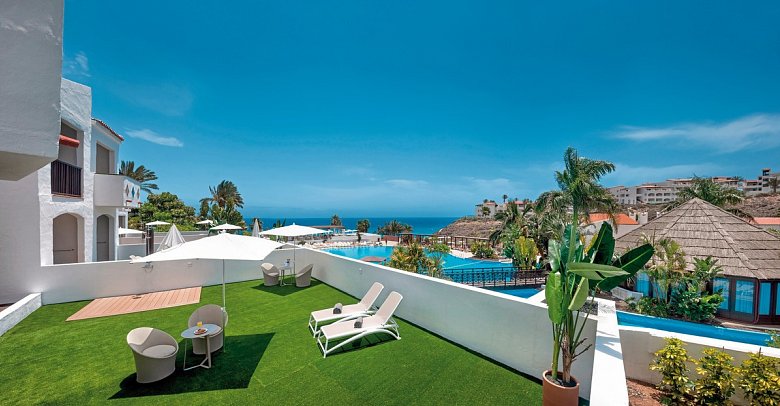 Fuerteventura Princess - Wohnbeispiel Suite seitlicher Meerblick (Zimmercodierung WBN)