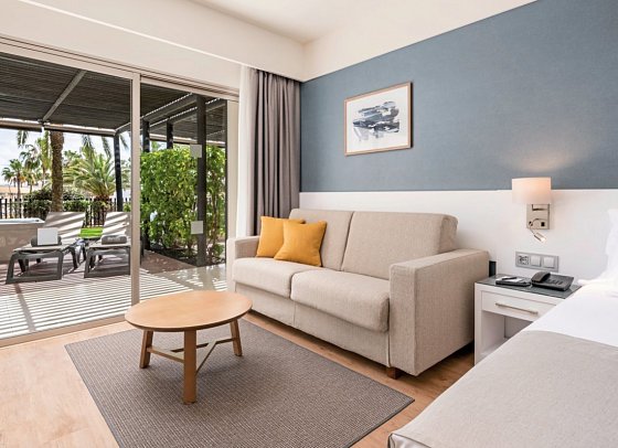 Barceló Fuerteventura Mar - Wohnbeispiel Doppelzimmer Deluxe mit Whirlpool (Zimmercodierung DD2)