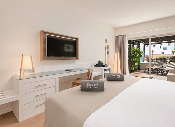 Barceló Fuerteventura Mar - Wohnbeispiel Doppelzimmer Deluxe mit Whirlpool (Zimmercodierung DD2)