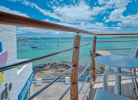 La Marquesina Hotel Boutique - Wohnbeispiel Doppelzimmer Deluxe Meerblick (Zimmercodierungen DDM & DPM)