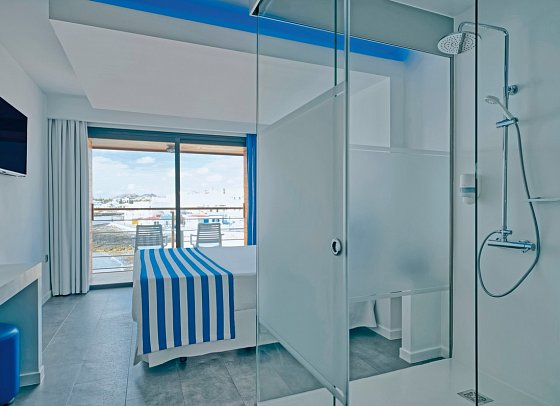 La Marquesina Hotel Boutique - Wohnbeispiel Doppelzimmer Deluxe Meerblick (Zimmercodierungen DDM & DPM)
