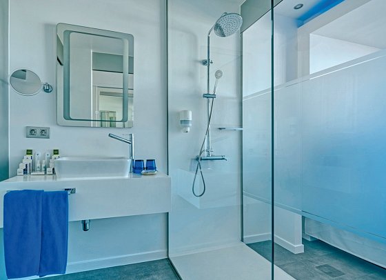 La Marquesina Hotel Boutique - Wohnbeispiel Doppelzimmer Deluxe Meerblick (Zimmercodierungen DDM & DPM)