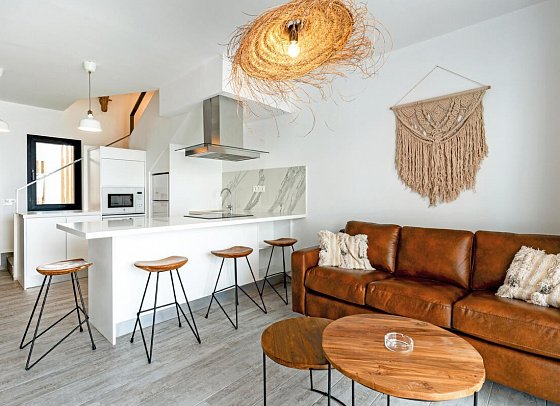 Shambhala Fuerteventura - Wohnbeispiel Appartement 1 Schlafzimmer (Zimmercodierung AB1)