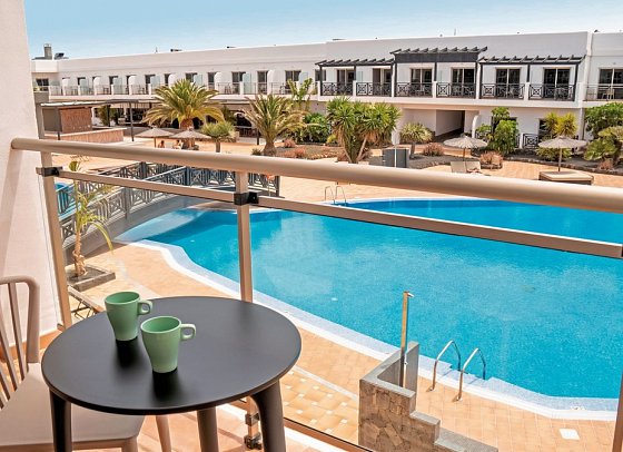 Coral Cotillo Beach Hotel - Wohnbeispiel Doppelzimmer Poolblick (Zimmercodierung DBP)